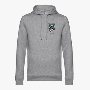 New College Men's Organic Embroidered Hoodie