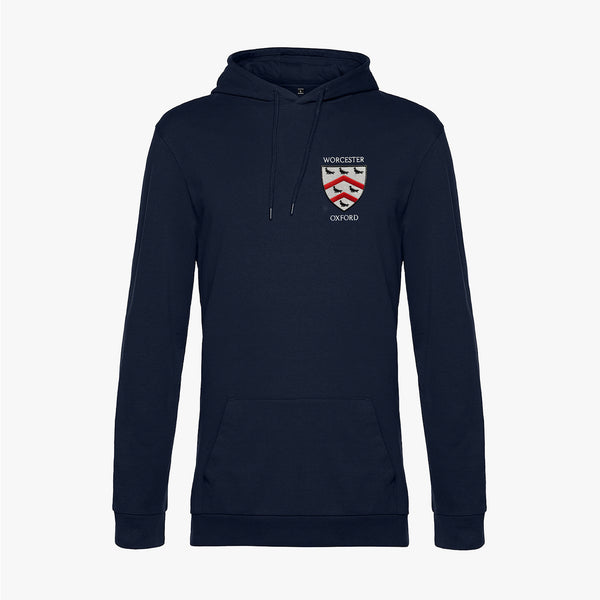 Load image into Gallery viewer, Worcester College Men&#39;s Organic Embroidered Hoodie
