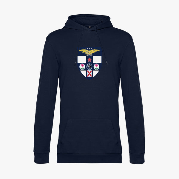 Load image into Gallery viewer, Men&#39;s Oxford College Arms Organic Printed Hoodie

