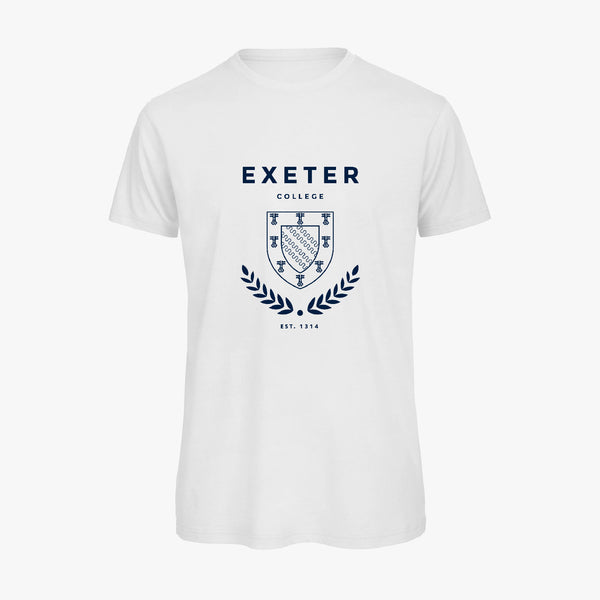 Load image into Gallery viewer, Exeter College Men&#39;s Organic Laurel T-Shirt
