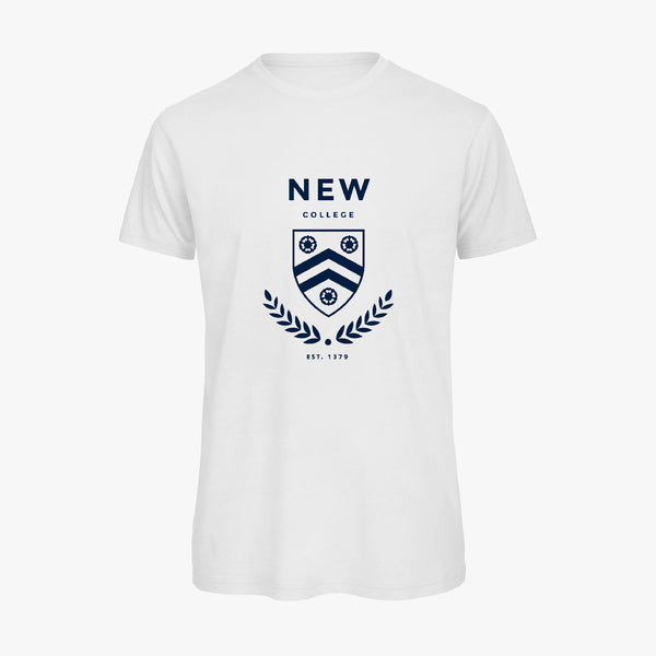 Load image into Gallery viewer, New College Men&#39;s Organic Laurel T-Shirt

