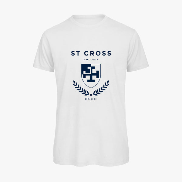 Load image into Gallery viewer, St Cross College Men&#39;s Organic Laurel T-Shirt
