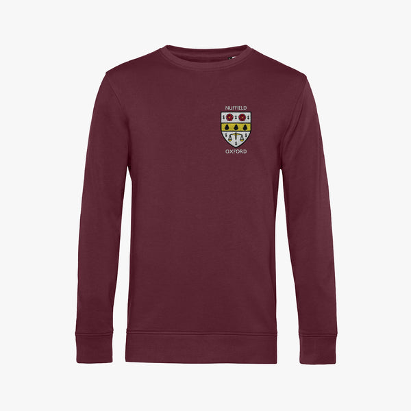 Load image into Gallery viewer, Nuffield College Men&#39;s Organic Embroidered Sweatshirt
