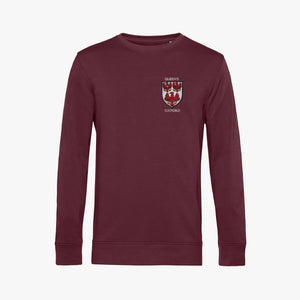 The Queen's College Men's Organic Embroidered Sweatshirt