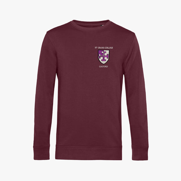 Load image into Gallery viewer, St Cross College Men&#39;s Organic Embroidered Sweatshirt
