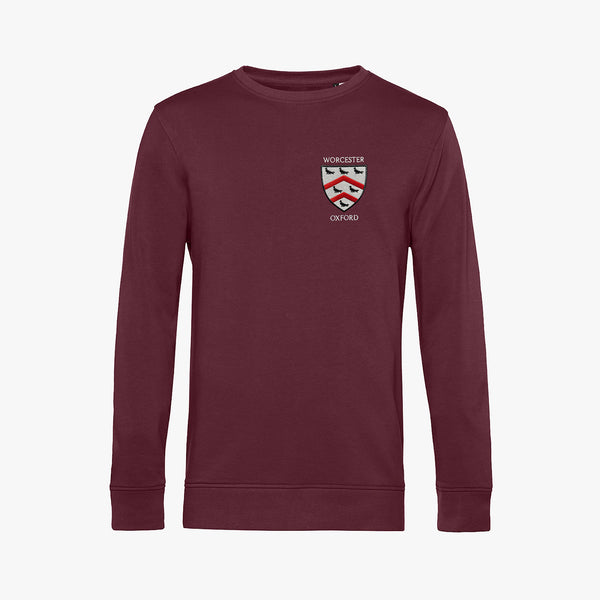 Load image into Gallery viewer, Worcester College Men&#39;s Organic Embroidered Sweatshirt
