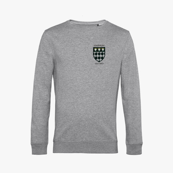 Load image into Gallery viewer, Magdalen College Men&#39;s Organic Embroidered Sweatshirt
