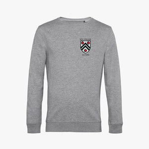 New College Men's Organic Embroidered Sweatshirt