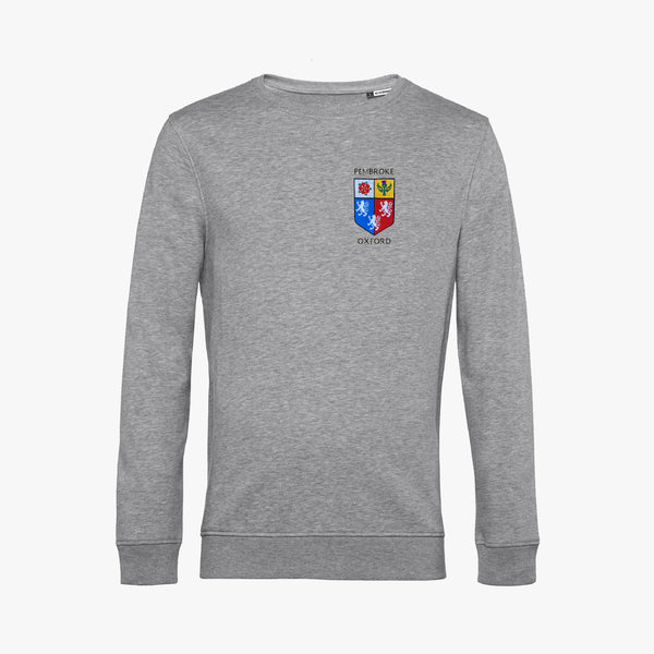 Load image into Gallery viewer, Pembroke College Men&#39;s Organic Embroidered Sweatshirt

