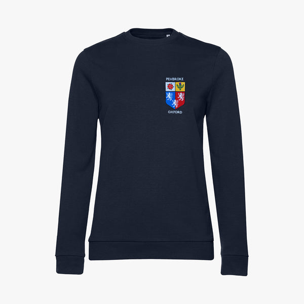 Load image into Gallery viewer, Pembroke College Ladies Organic Embroidered Sweatshirt
