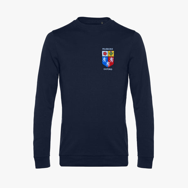 Load image into Gallery viewer, Pembroke College Men&#39;s Organic Embroidered Sweatshirt
