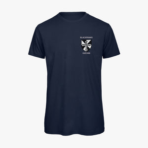 OUTLET Blackfriars Men's Organic Embroidered T-Shirt Navy Medium