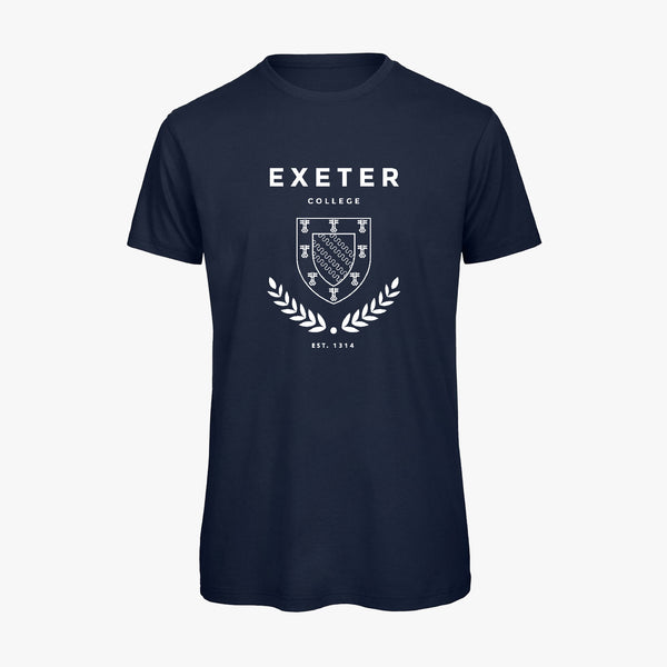 Load image into Gallery viewer, Exeter College Men&#39;s Organic Laurel T-Shirt
