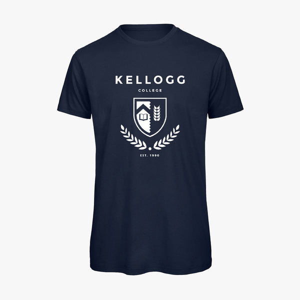 Load image into Gallery viewer, Kellogg College Men&#39;s Organic Laurel T-Shirt
