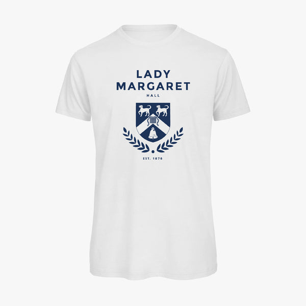 Load image into Gallery viewer, Lady Margaret Hall Men&#39;s Organic Laurel T-Shirt
