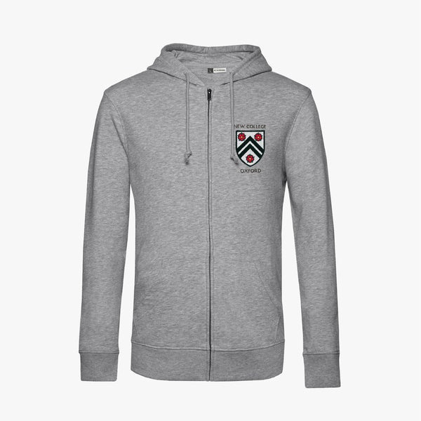 Load image into Gallery viewer, New College Men&#39;s Organic Embroidered Zip Hoodie
