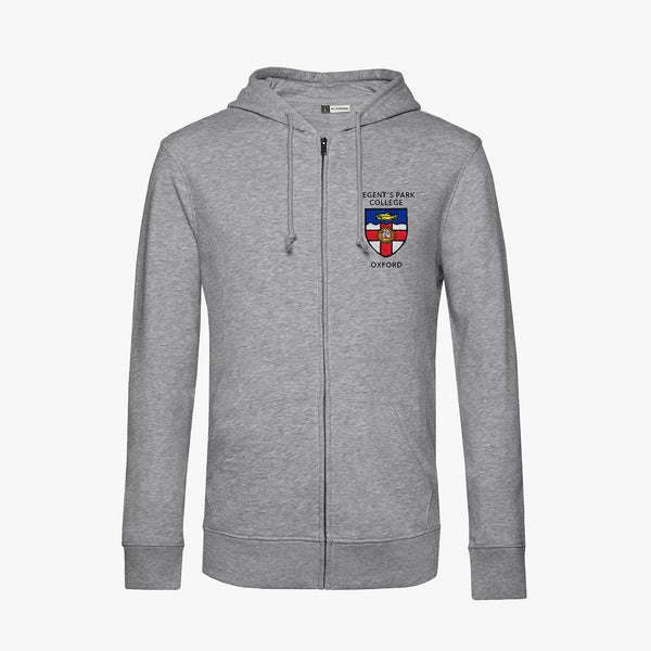 Load image into Gallery viewer, Regent&#39;s Park College Men&#39;s Organic Embroidered Zip Hoodie
