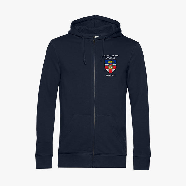 Load image into Gallery viewer, Regent&#39;s Park College Men&#39;s Organic Embroidered Zip Hoodie
