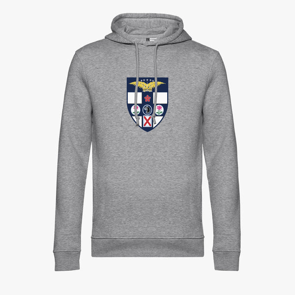 Load image into Gallery viewer, Men&#39;s Oxford College Arms Organic Printed Hoodie
