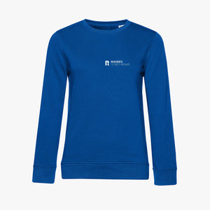 OUTLET Rhodes Scholarship Organic Ladies Sweatshirt Royal Blue XL