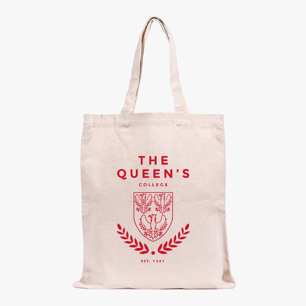The Queen's College Organic Cotton Tote Bag