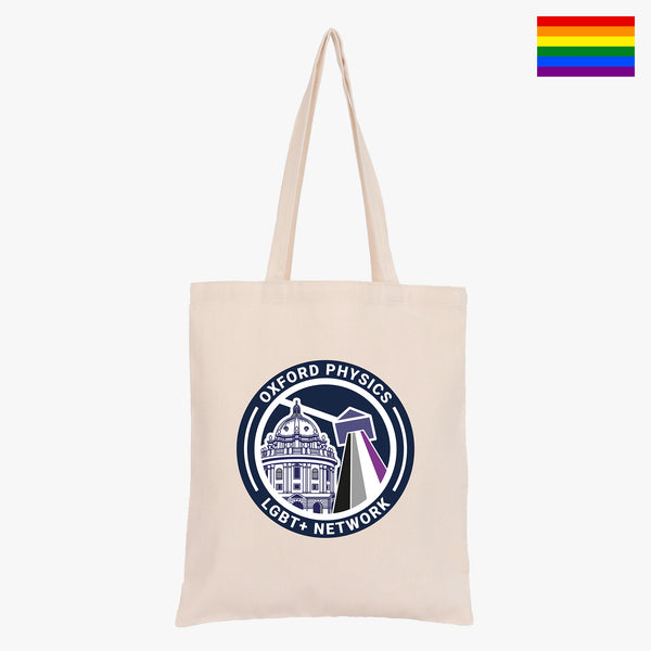 Load image into Gallery viewer, Department of Physics Pride Organic Tote Bag
