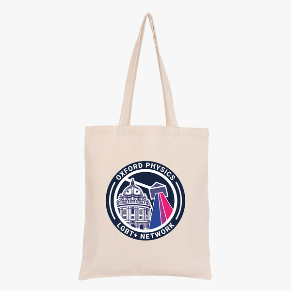 Load image into Gallery viewer, Department of Physics Pride Organic Tote Bag
