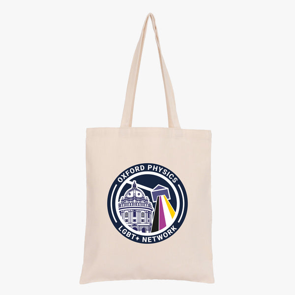 Load image into Gallery viewer, Department of Physics Pride Organic Tote Bag
