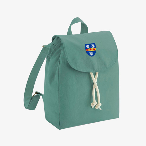 Load image into Gallery viewer, St Hilda&#39;s College Organic Cotton Mini Backpack
