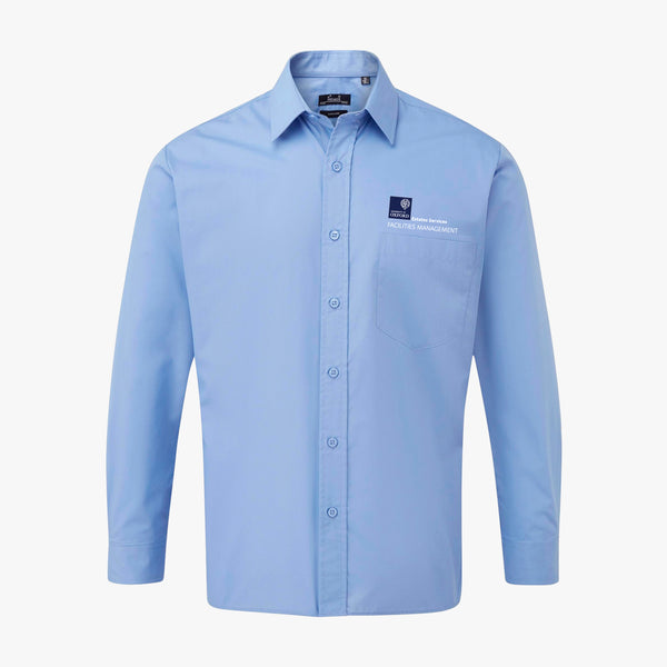 Load image into Gallery viewer, Estates Services Men&#39;s Poplin Long Sleeved Shirt
