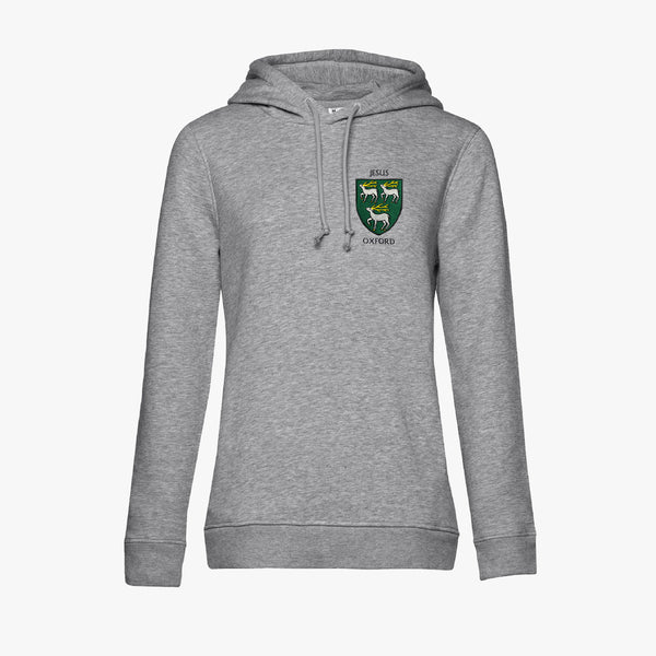 Load image into Gallery viewer, Jesus College Ladies Organic Embroidered Hoodie
