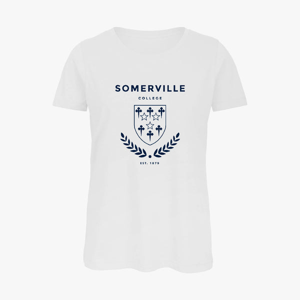 Load image into Gallery viewer, Somerville College Ladies Organic Laurel T-Shirt
