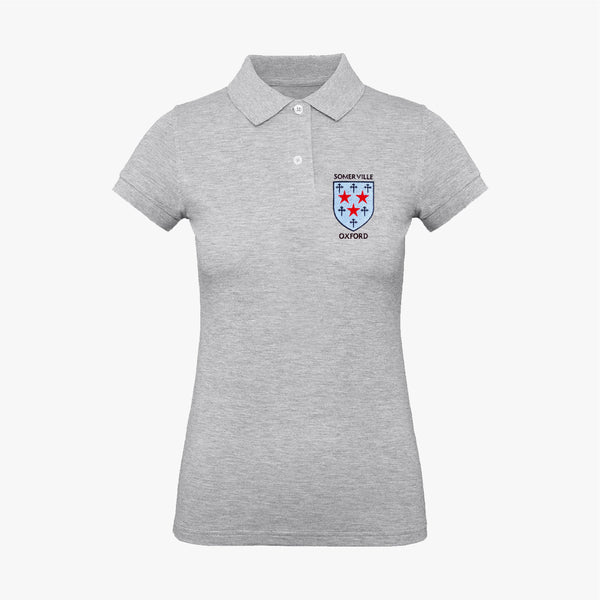 Load image into Gallery viewer, Somerville College Ladies Organic Embroidered Polo Shirt
