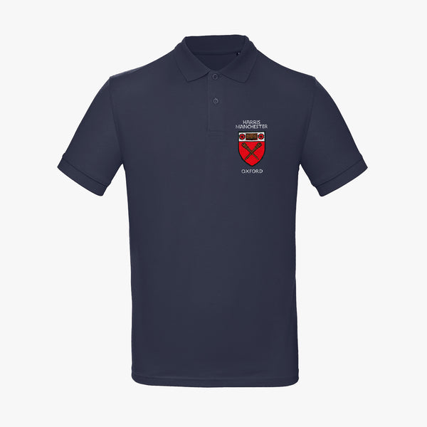 Load image into Gallery viewer, Men&#39;s Oxford College Organic Embroidered Polo Shirt
