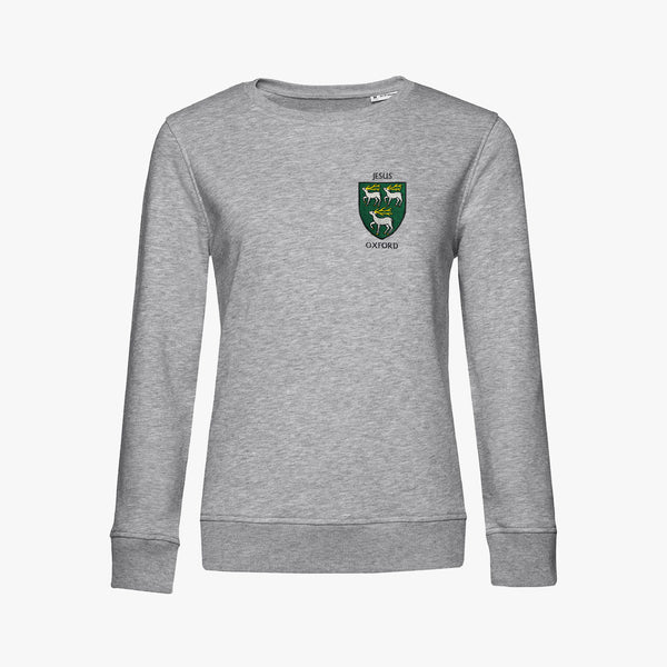 Load image into Gallery viewer, Jesus College Ladies Organic Embroidered Sweatshirt
