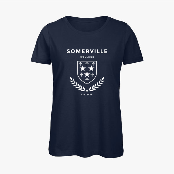 Load image into Gallery viewer, Somerville College Ladies Organic Laurel T-Shirt
