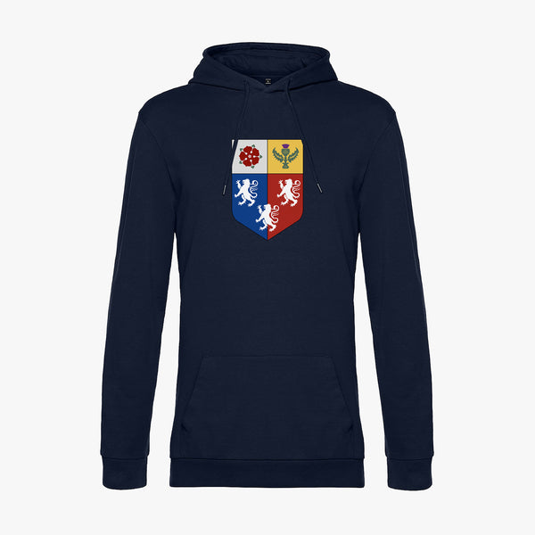 Load image into Gallery viewer, Men&#39;s Oxford College Arms Organic Printed Hoodie
