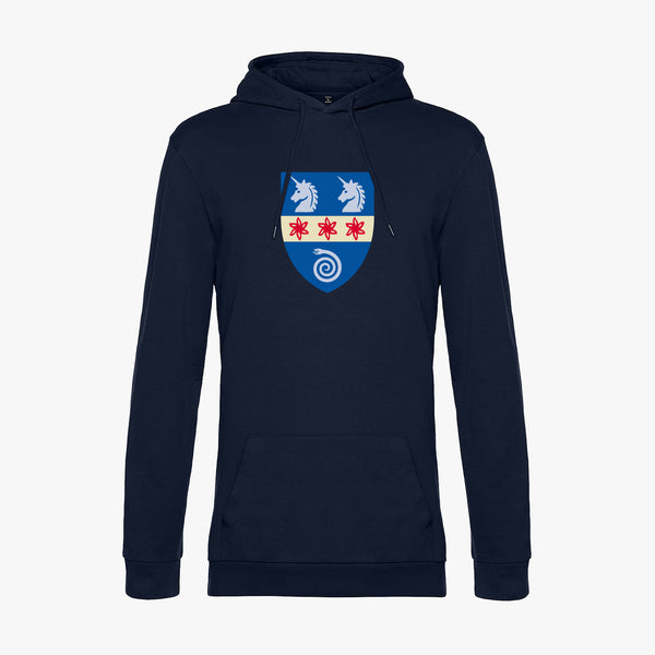 Load image into Gallery viewer, Men&#39;s Oxford College Arms Organic Printed Hoodie
