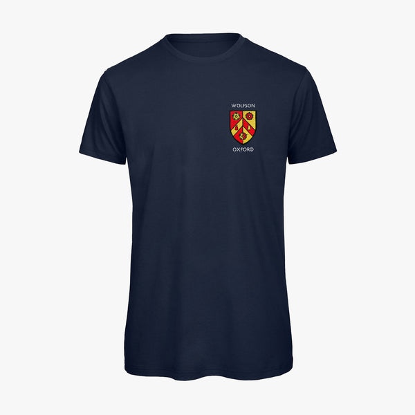 Load image into Gallery viewer, Wolfson College College Men&#39;s Organic Embroidered T-Shirt
