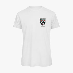 New College Men's Organic Embroidered T-Shirt