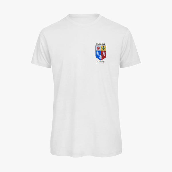 Load image into Gallery viewer, Pembroke College Men&#39;s Organic Embroidered T-Shirt
