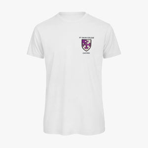 Men's Oxford College Organic Embroidered T-Shirt
