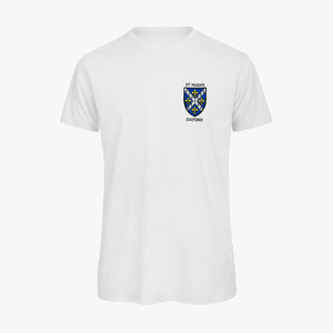 St Hugh's College College Men's Organic Embroidered T-Shirt