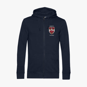 Men's Oxford College Organic Embroidered Zip Hoodie