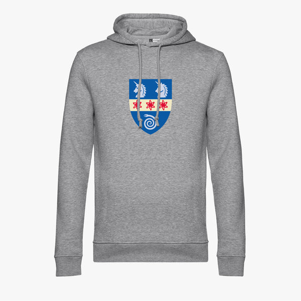 Load image into Gallery viewer, St Hilda&#39;s College Men&#39;s Arms Organic Printed Hoodie

