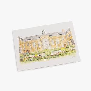 Catherine Paine Rhodes House Watercolour - Pack of 10 Notecard (Internal)